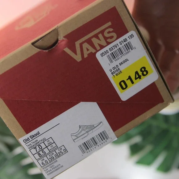 Vans Old Skool Wheat Cream Low Top Sneakers VN0A3WkTYUU - Picture 4 of 5